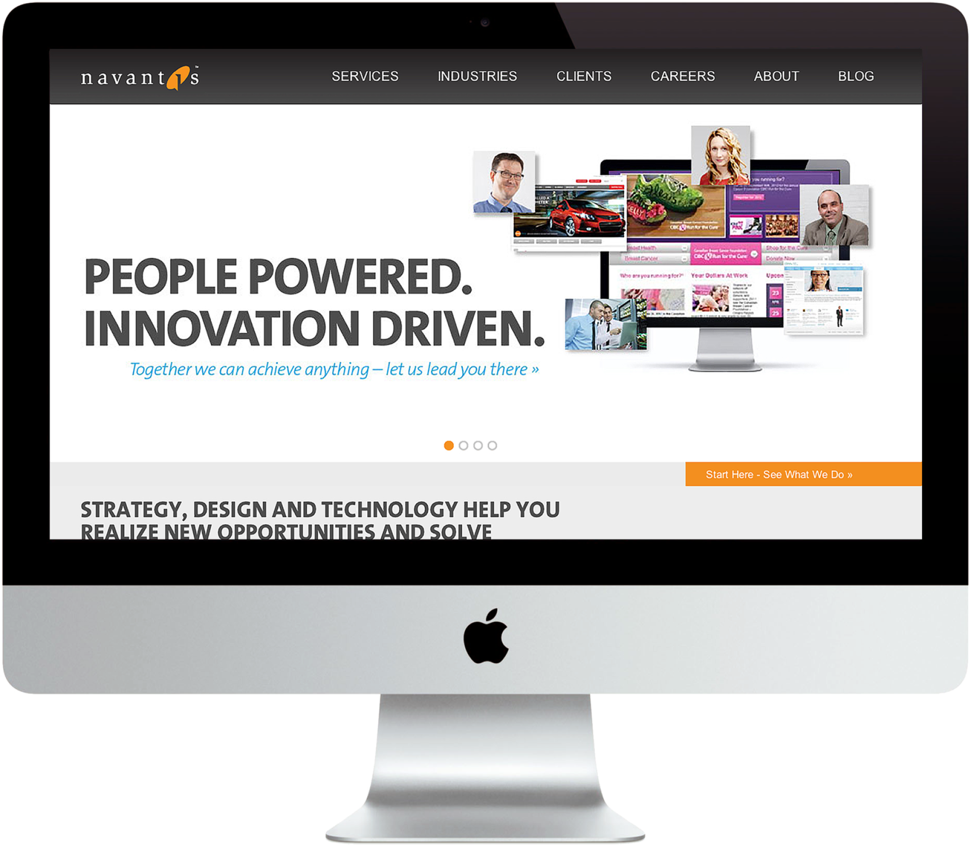 Web / Interactive image Web / Interactive - webservice_navantis_home_imac_8col